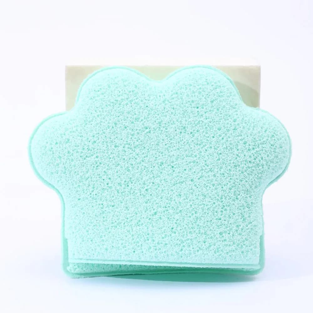 Cute Cat Claw Face & Body Cleaning Puffs