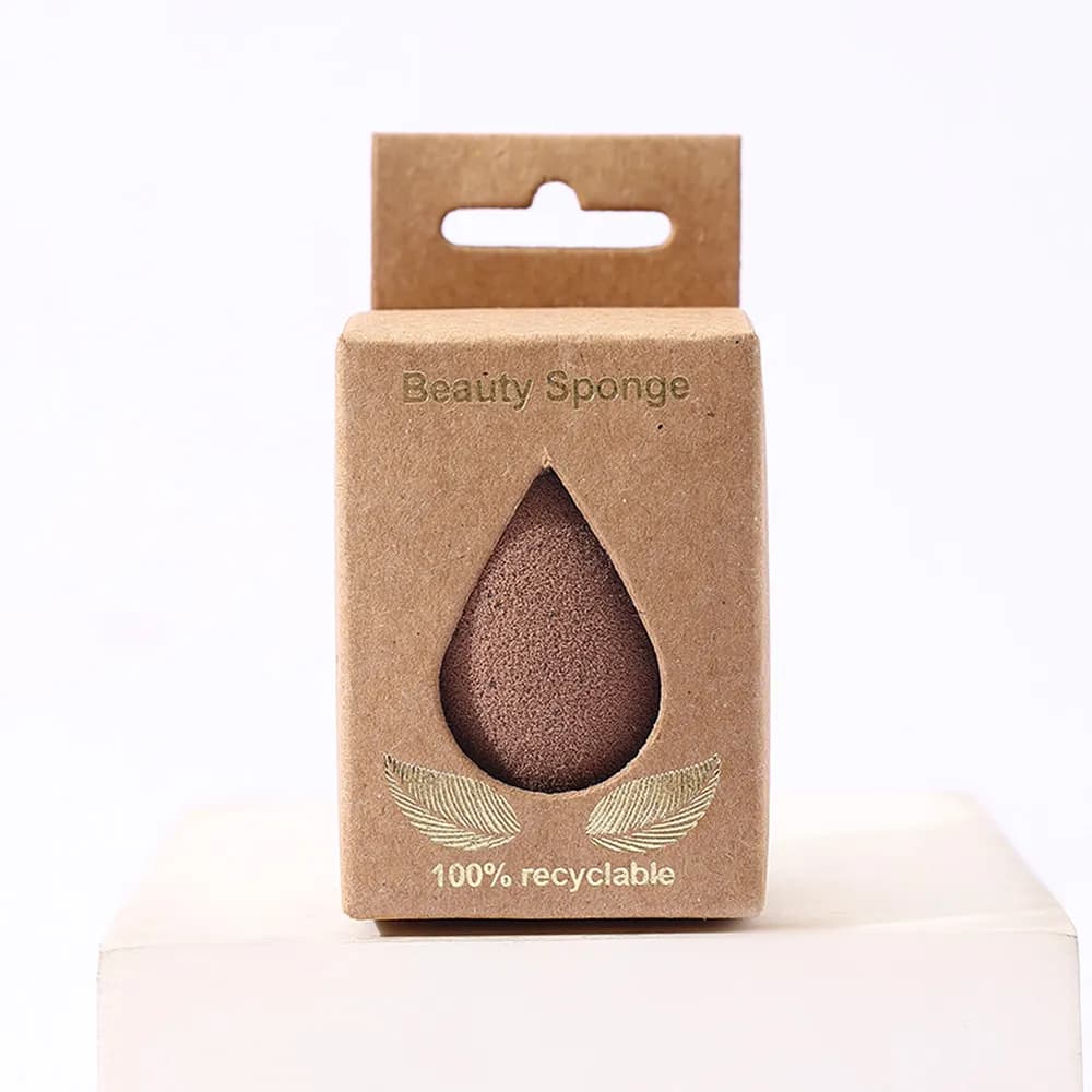 1Set Biodegradable Makeup Sponge