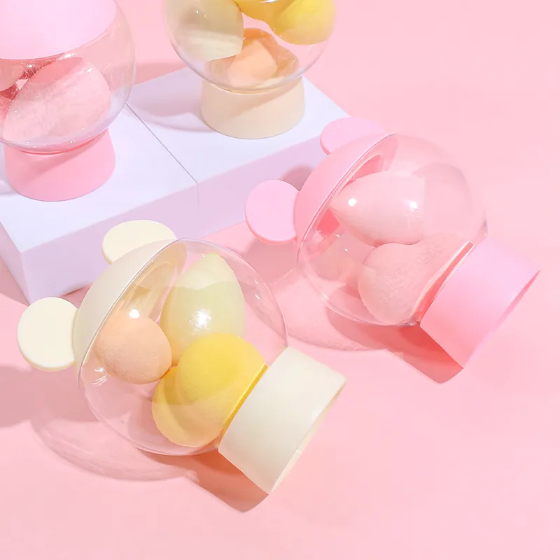makeup sponge with bear box