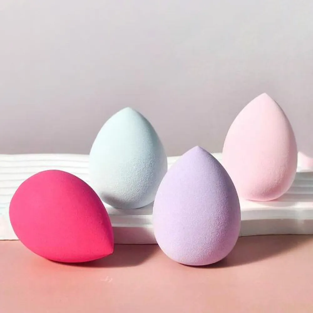 4pcs Multicolor Makeup Sponge Set